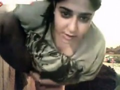 Chubby Arab Teen Flashes Her Tits And Pussy