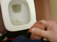 public jerking in toilet