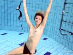 Nastya Hot Blonde Naked In The Pool