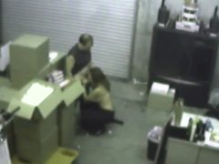 Fucking Her Boss At Warehouse